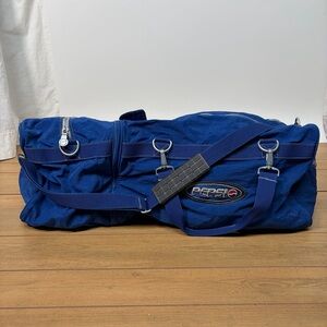 VINTAGE- Large Pepsi Nylon Duffle Bag